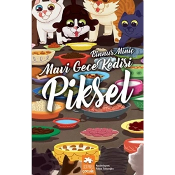 Mavi Gece Kedisi Piksel (Yeni Baskı)