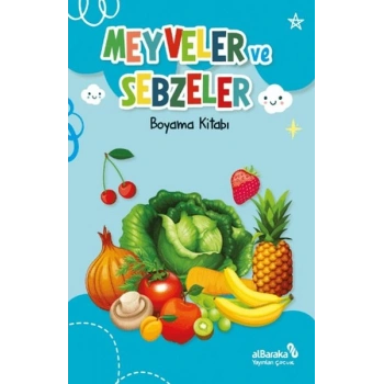 Meyveler ve Sebzeler - Boyama Kitabı