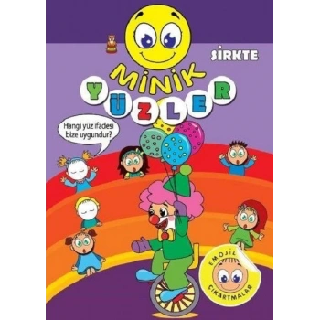 Minik Yüzler - Sirkte - Emojilerle Çıkartmalar