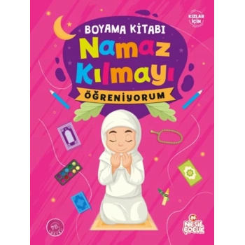 Namaz Kılmayı Öğreniyorum Kız - Boyama