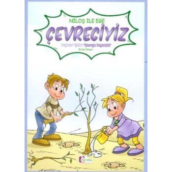 Niloş İle Ege - Çevreciyiz 35*50 Kuşe Kağıt -Renkli Hikaye