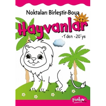 Noktaları Birleştir-Boya Hayvanlar-1’den 20’ye