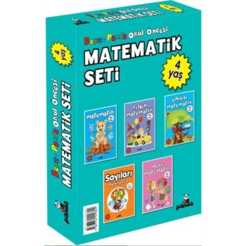 Okul Öncesi 4 Yaş Matematik Seti (5 Kitap)