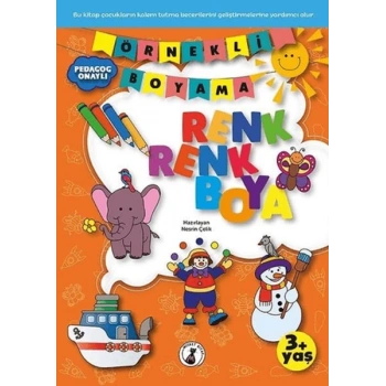 Örnekli Boyama Renk Boya 3+Yaş