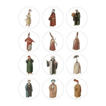 Osmanlılar Sticker (12li)