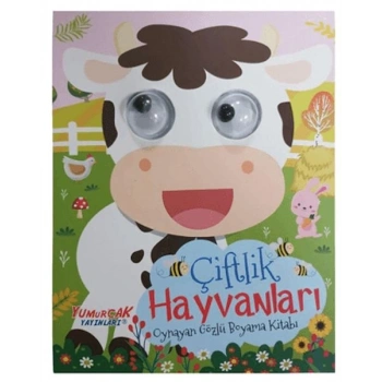 Oynayan Gözlü Boyama Kitabı – Çiftlik Hayvanları