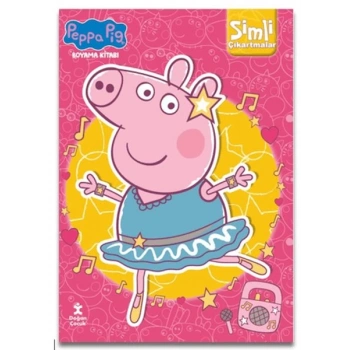 Peppa Pig Simli Çıkartmalı Boyama