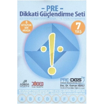 Pre Dikkati Güçlendirme Seti – 1.Sınıf – 7 yaş