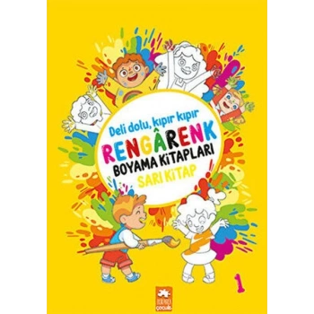 Rengarenk Boyama Kitabı 1 - Sarı Kitap