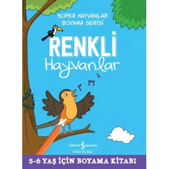 Renkli Hayvanlar - Süper Hayvanlar Boyama Serisi