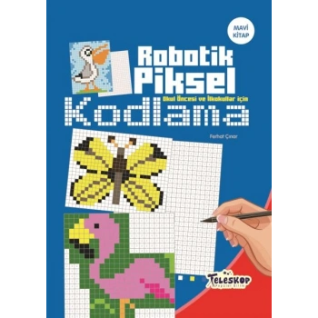 Robotik Piksel Kodlama Mavi Kitap