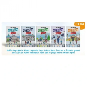 Safa İle Şifa Beş Şehirde (5 Kitap)