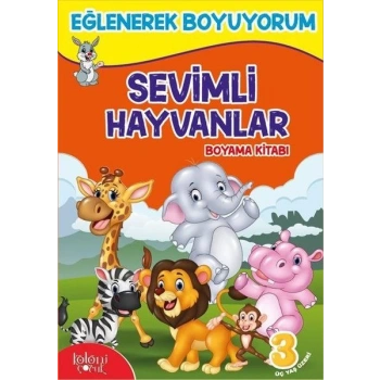Sevimli Hayvanlar Boyama Kitabı