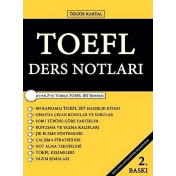 Sokak Kitapları Yayınları TOEFL Ders Notları