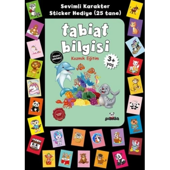 Stickerlı 3+ Yaş Tabiat Bilgisi (Kozmik Eğitim)