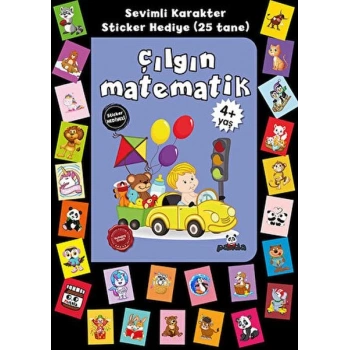 Stickerlı 4+ Yaş Çılgın Matematik