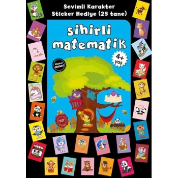 Stickerlı 4+ Yaş Sihirli Matematik