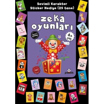 Stickerlı 4+ Yaş Zekâ Oyunları