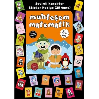 Stickerlı 5+ Yaş Muhteşem Matematik