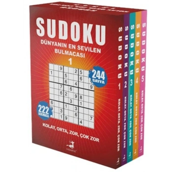 Sudoku 5 Kitap Set
