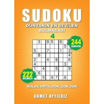 Sudoku Dünyanın En Sevilen Bulmacası 4