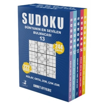 Sudoku Dünyanın En Sevilen Bulmacası 5 Kitap Set