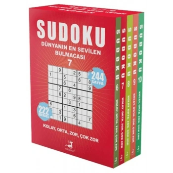 Sudoku Dünyanın En Sevilen Bulmacası 5 Kitap Set