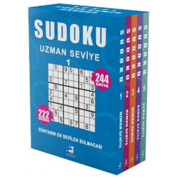 Sudoku Uzman Seviye 5 Kitap Set