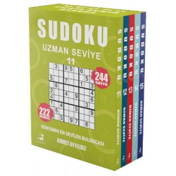Sudoku Uzman Seviye 5 Kitap Set
