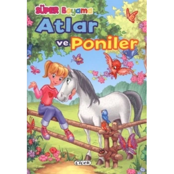 Süper Boyama-Atlar Ve Poniler-2