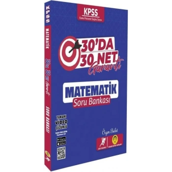 Tasarı Yayınları KPSS Matematik 30 da 30 Net Garanti Soru Bankası