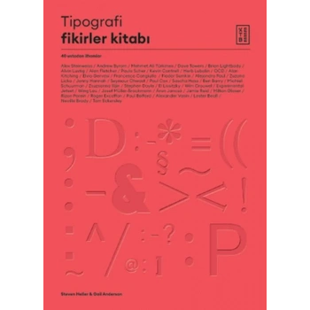 Tipografi Fikirler Kitabı - 40 Ustadan İlhamlar