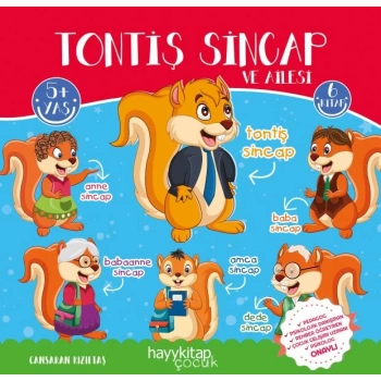 Tontiş Sincap ve Ailesi 6’lı Öykü Seti