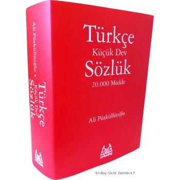 Türkçe Sözlük 20.000 Madde - Küçük Dev Sözlük