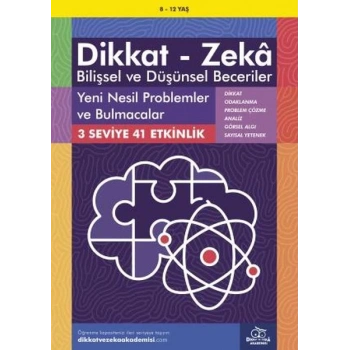 Yeni Nesil Problemler ve Bulmacalar (8-12 Yaş) - Dikkat Zeka