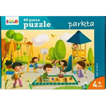 Yer Puzzle-40 Parça Puzzle - Parkta