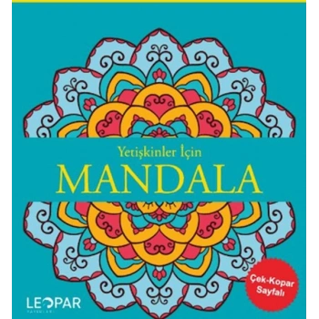 Yetişkinler İçin Mandala - Mavi