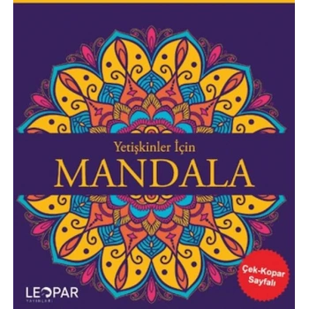 Yetişkinler İçin Mandala - Mor