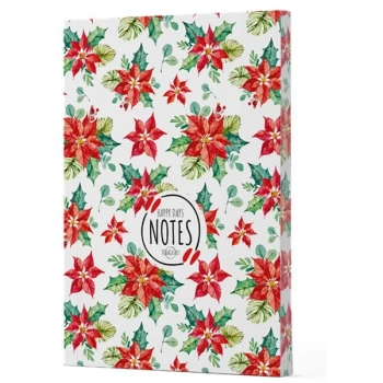 Yılbaşı 6 - Yan Boyamalı Çizgili Defter