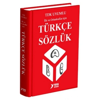 Yuva TDK Uyumlu İlköğretim Okulları İçin Türkçe Sözlük Biole Plastik Kapak