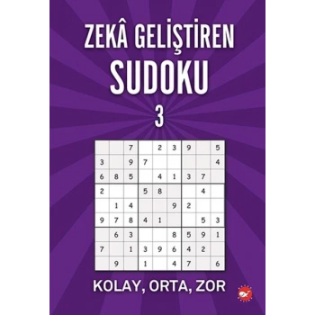 Zeka Geliştiren Sudoku 3 - Kolay - Orta - Zor