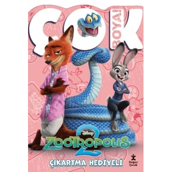 Zootropolis 2: Çok Boya! - Çıkartmalı Dev Boyama Kitabı