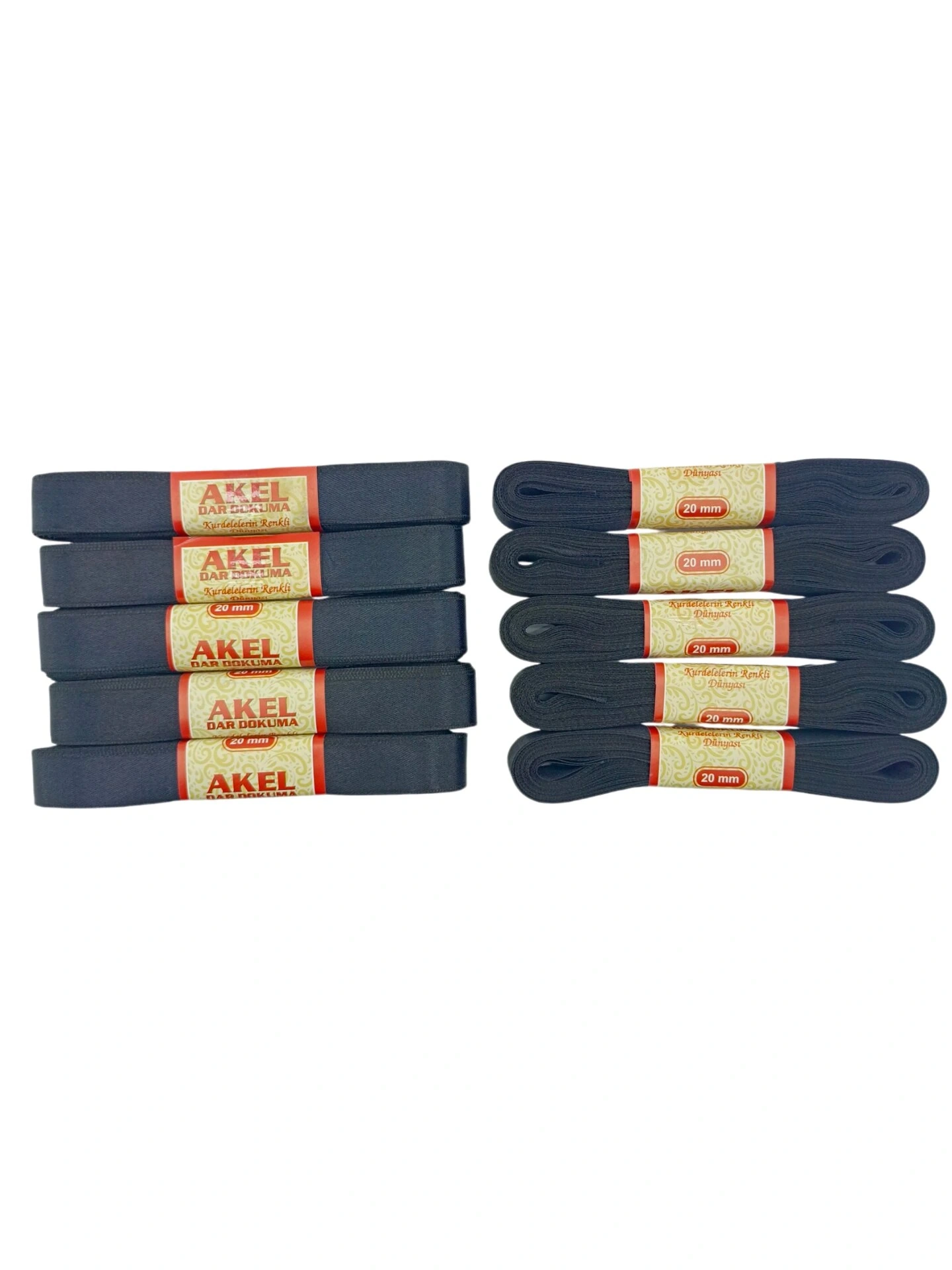 AKEL ( 2CMX10MT ) ( POŞETLİ ) ( SİYAH ) KURDELE*10X50