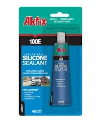 AKFİX 100-E  SA-111 AKU-07  ŞEFFAF ( TÜP ) SİLİKON 50 ML*24X8