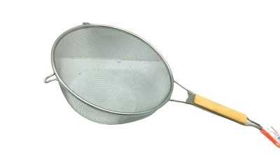 BALSA BLS-ASS-25 ( 24CM ) AHŞAP SAPLI SEPET TEL SÜZGEÇ*48