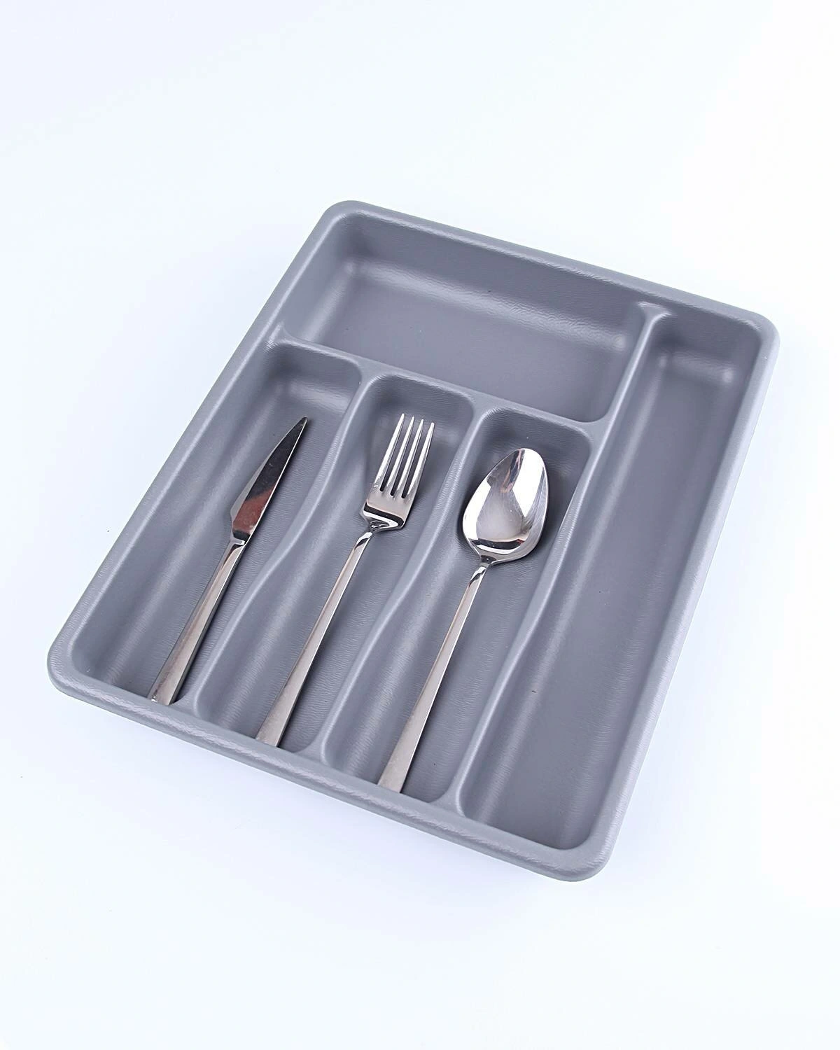 BARONESS BRNS-10894 ( GRİ & 5 BÖLMELİ ) ÇEKMECE İÇİ KAŞIKLIK*24