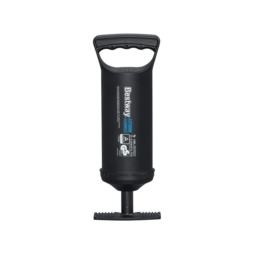 BESTWAY-62002 ( 0.85L ) MANUEL ÇİFT FONKSİYONLU ŞİŞİRME EL POMPA ( 3 UÇLU & 30CM )*12
