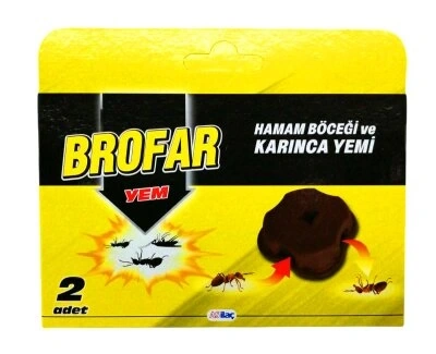 BROFAR ( 2PCS ) HAMAM BÖCEĞİ VE KARINCA YEMİ*12X4