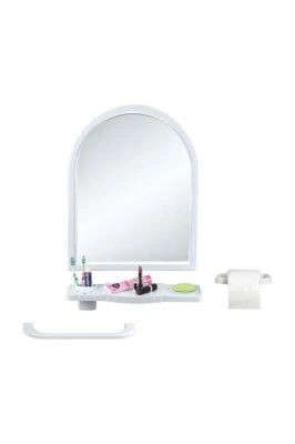 ÇELİK AYNA-101 ( BEYAZ ) MEGA AYNA SETİ*6