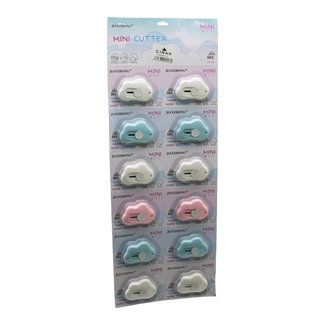 ÇINAR-13 JIANZHONG MINI CUTTER ( MİNİ ) ( CEP & ÇANTA ) ( HAVUÇ ) FALÇATA & MAKET BIÇAK*12X60